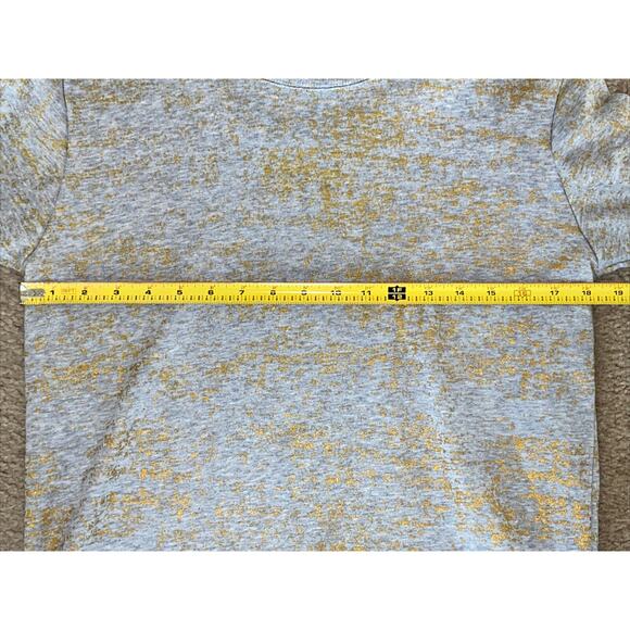 DKNY Women’s Long Sleeve Gray Gold Sweater Everywhere Sweatshirt XS Extra Small - Picture 10 of 10